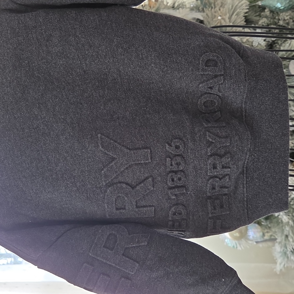 Boys BurrberryFleece Sweatshirt. Gray with Burberry logo. - Picture 8 of 9